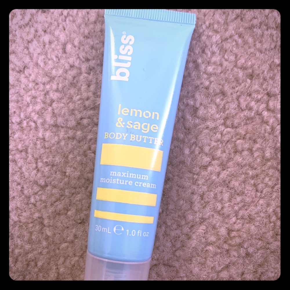 bliss lemon and sage body butter
